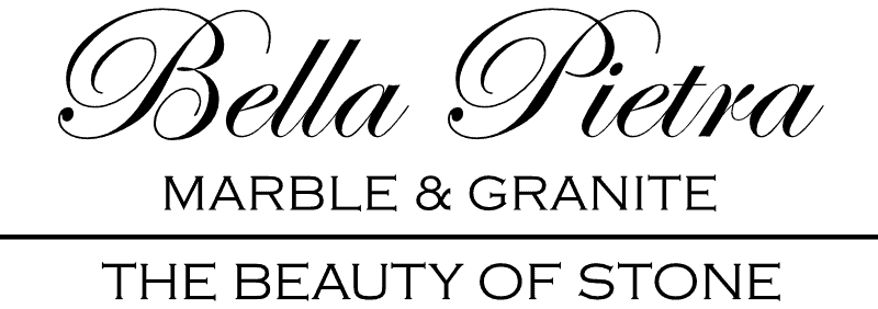 Bella pietra with slogan